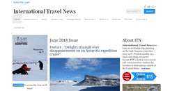 Desktop Screenshot of intltravelnews.com